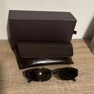 Brand New Shevoke Polarized SILON Dark Brown Sunglasses with Case & Box